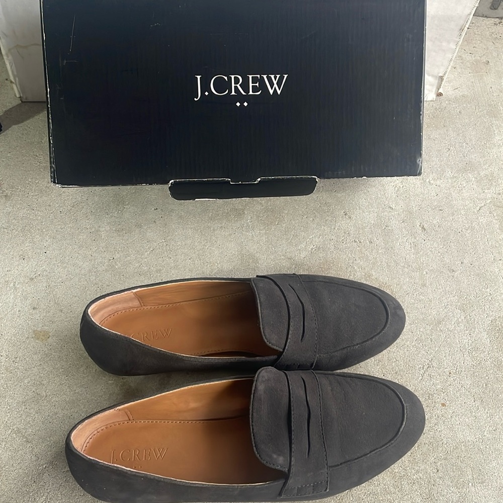 GUC J Crew Suede Loafers